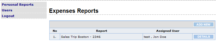 Reports List